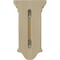 Ekena Millwork 5 1/2"W x 5 1/2"D x 10"H Raised Fluting Corbel, Rubberwood COR05X05X10RARW - alternate 3